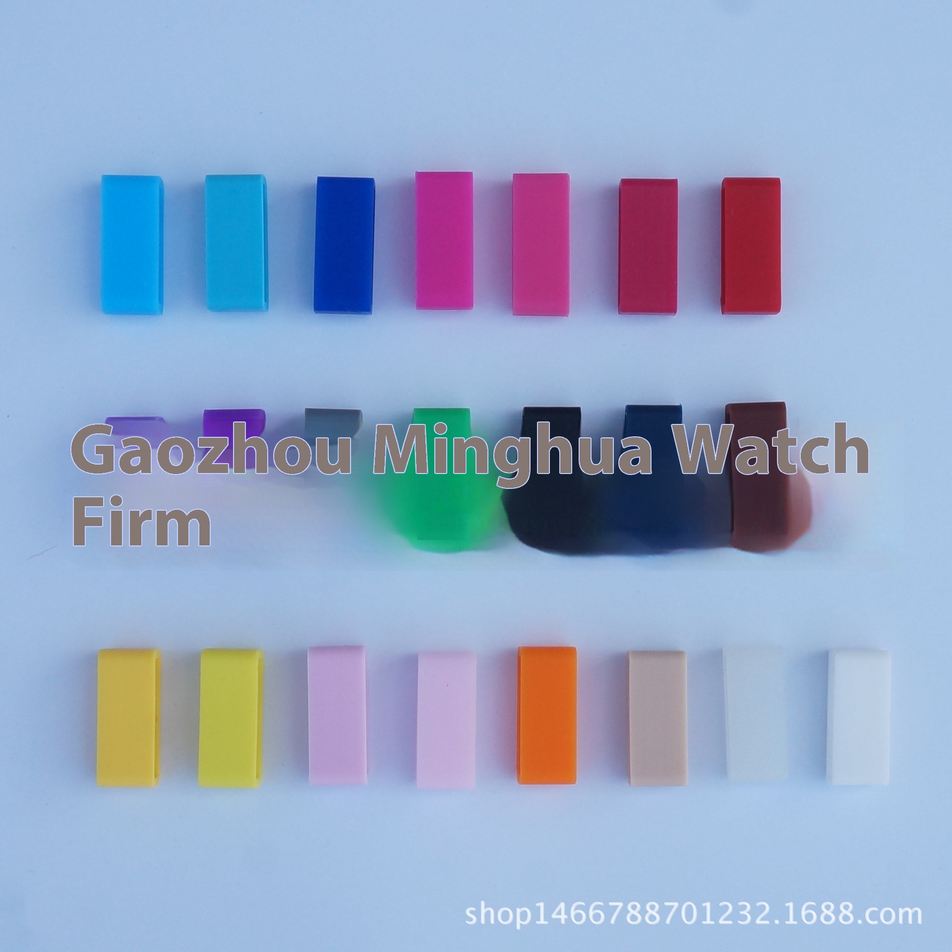 Silicone Watch Strap Ring Movable Set Watch Accessories High Quality Silicone Watch Strap Ring Buckle Bezel Movable Buckle