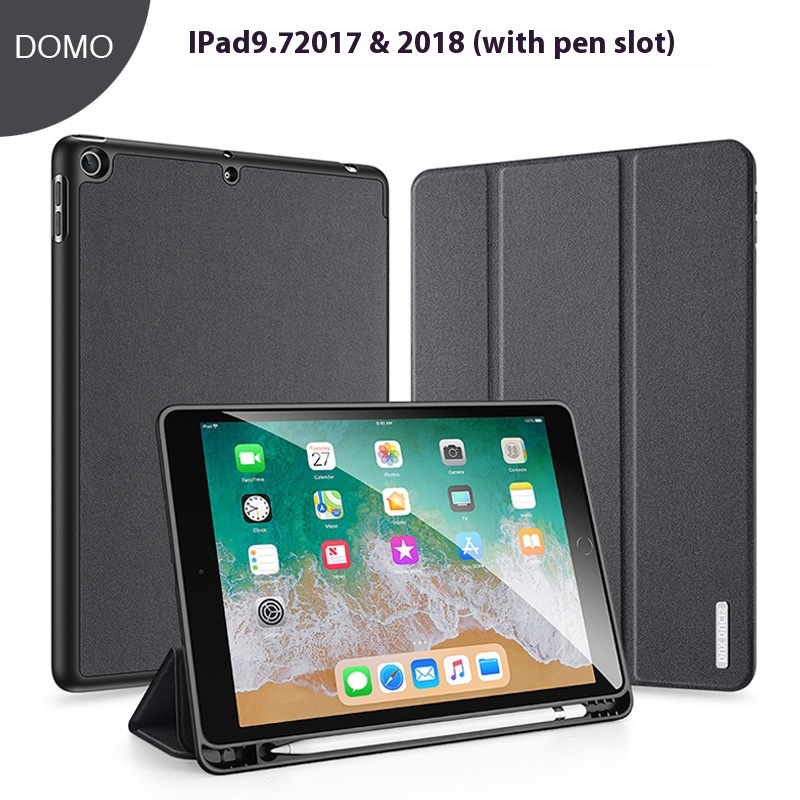D D Is Suitable For I Pad10.2 Protective Case Air3 With Pen Slot12.9-inch Tablet10.5 Leather Case Sleep Case