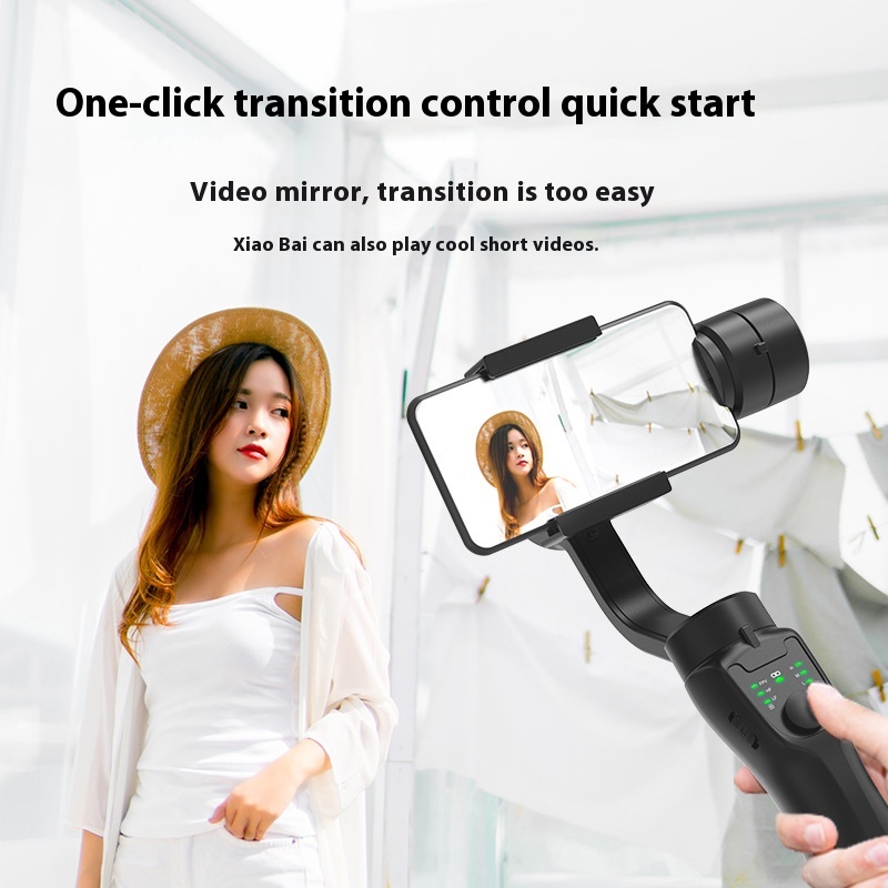F8 Handheld Three-axis Stabilizer Professional Shooting Smart Anti-shake Bracket Sports Follow-up Mobile Phone Bracket