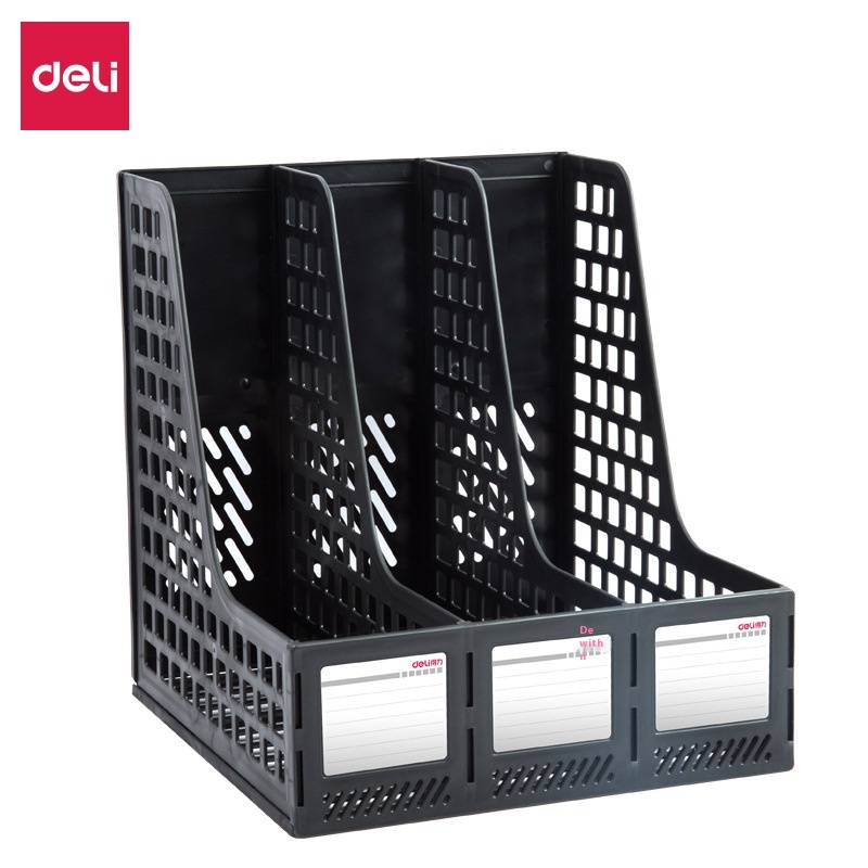 Deli File Management Rack33666 Triple File Frame Information Rack File Column File Rack Office Supplies