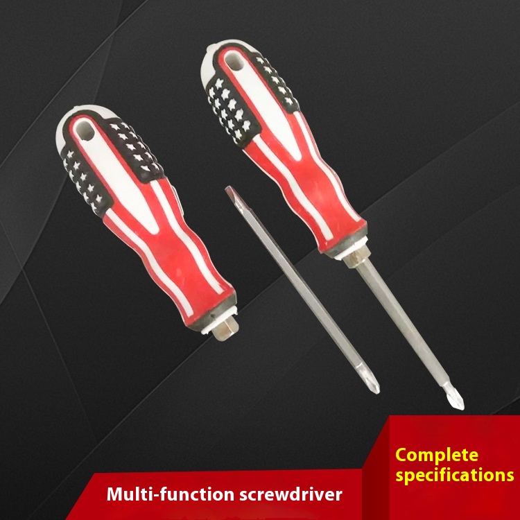 Flag Screwdriver, Cross-purpose Screwdriver, Multi-purpose Telescopic Screwdriver, Manual Screwdriver