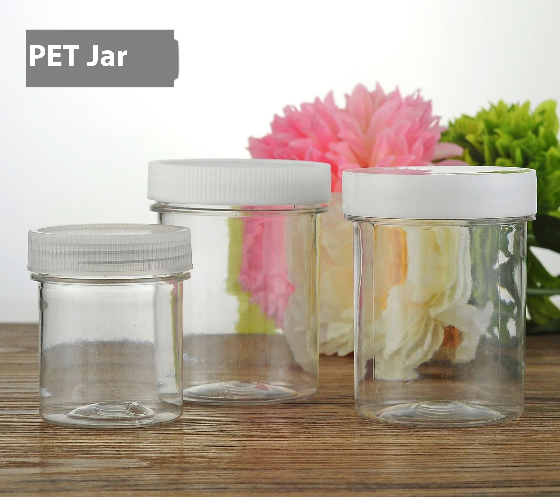 60g Transparent P E T Wide-mouth Bottle Facial Mask Jar Bath Salt Bottle Refill Jar Cream Bottle Plastic Refill Bottle