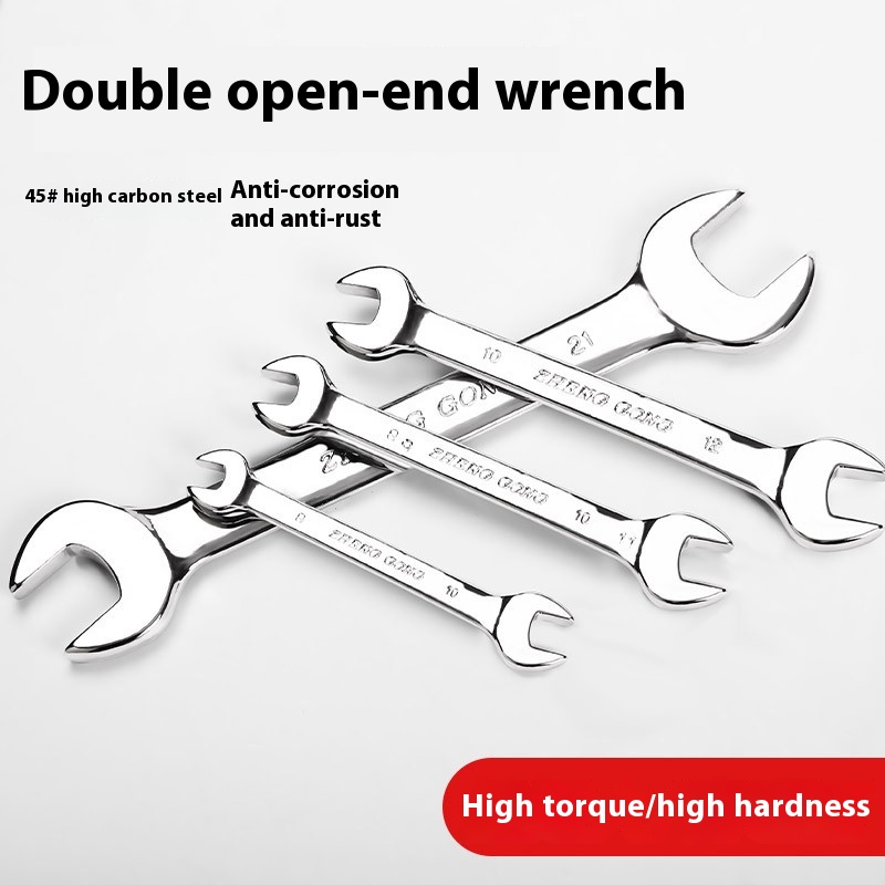 Open End Wrench, Double-ended Dead End Wrench, Mirror Wrench, Dual-purpose Dead End Wrench, Household Auto Repair Hardware Tool