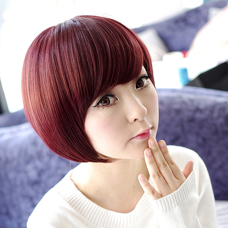 Of Human Hair Wigs, Human Hair Wigs For Women, Short Straight Hair Wigs, Headgear, One-piece Drop Shipping