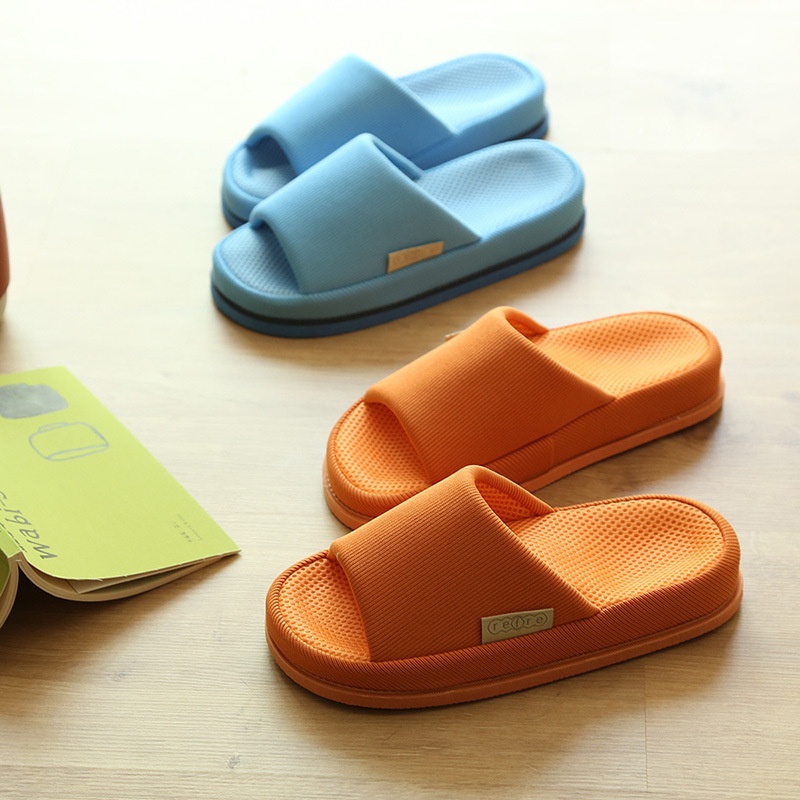 Japanese Male And Female Couples Thick-soled Home Slippers, Foot Massage Basin Slippers, Four-season Indoor Slippers