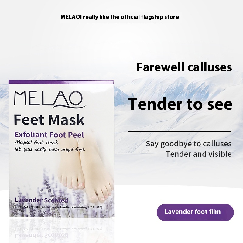 M E L A O Exfoliating Anti- Moisturizing Foot Mask Foot Mask Removes Dead Skin On Heels And Moisturizing Foot Mask Unisex For Men And Women