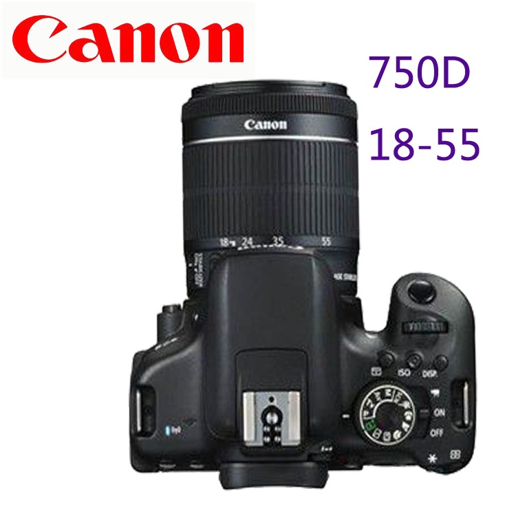 750 D S L R Camera24.2 Million Pixels18-13518-55 Set W I F I Rotating Screen