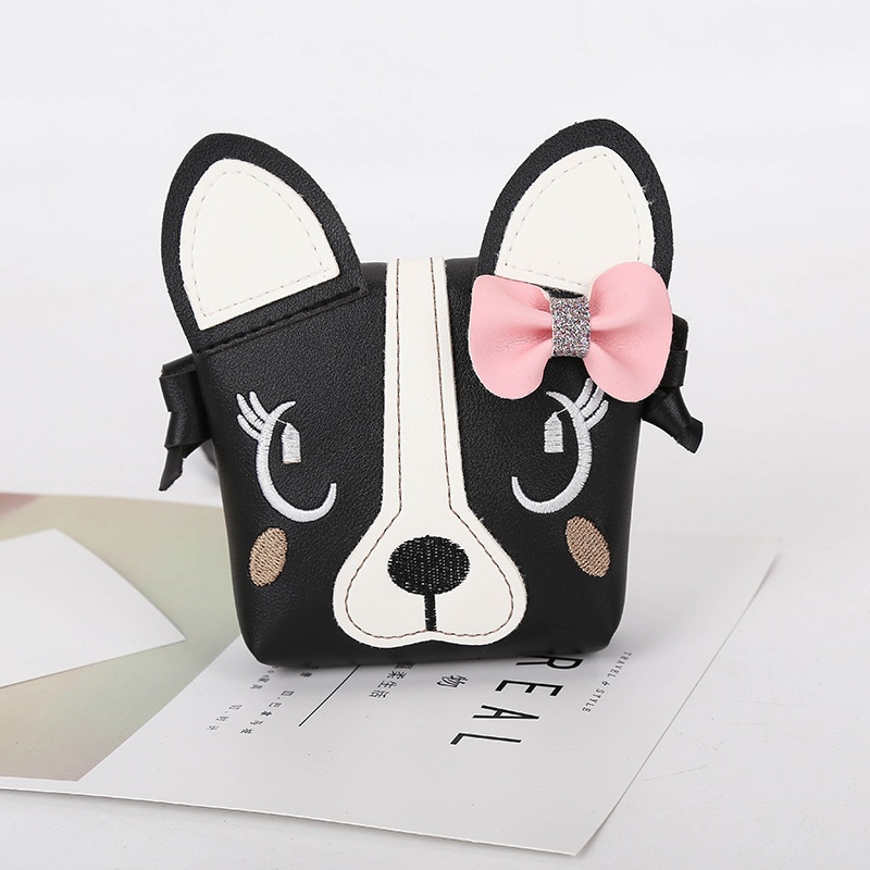 Korean Version Of Children's Bag Puppy Bow Shoulder Bag Cute Coin Purse One Piece Consignment Sale