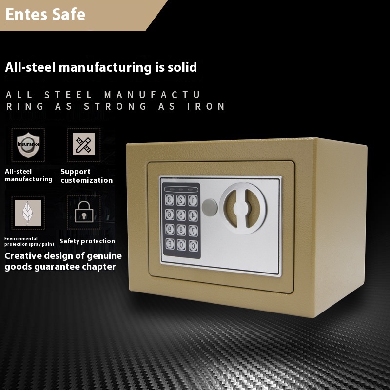 [ Small] Mini Safe, Household Small Safe, Office Safe, Password Safe, Clip