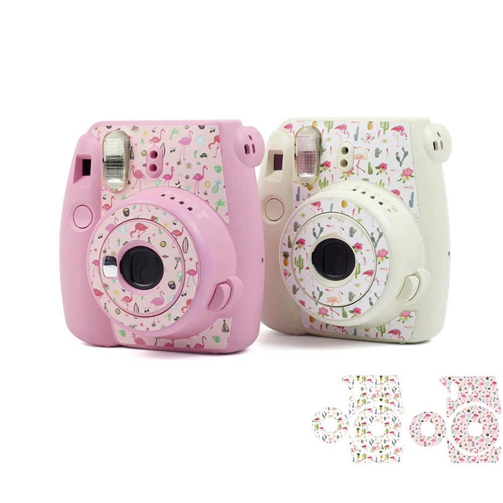 Suitable For Polaroid Mini8/8+/9 Personalized Fashion Stickers Camera Body Stickers Flamingo Pink Stickers