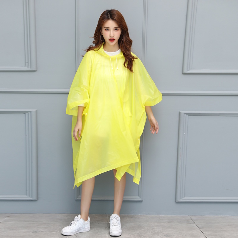 Electric Vehicle Poncho Outdoor Mountain Climbing Camping Multifunctional Poncho Raincoat Thickened Adult Transparent Raincoat