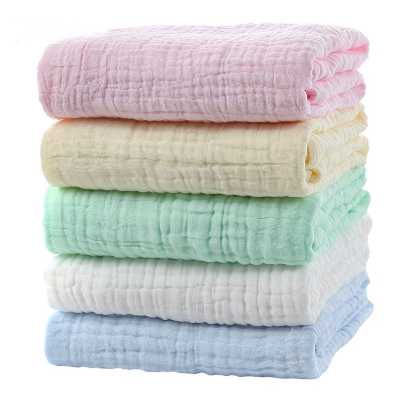 Six-layer Thickened Baby Bath Towel, Children's Gauze Bubble Bath Towel,born Cotton Soft Cotton Swaddle Blanket