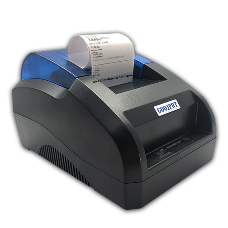 J P-58 H Thermal Receipt Machine Meituan Ele.me Takeaway Milk Tea Shop Qi Invoicing Supermarket Cashier Printer