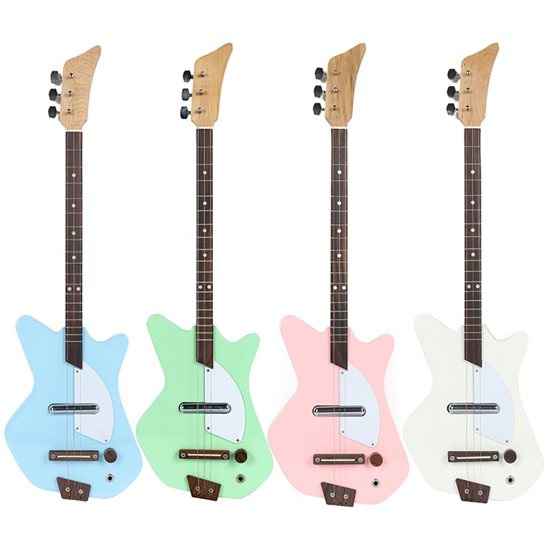 Three-string Electric Guitar For Children, Students, Adults, Beginner Guitar Assembly, Wooden Practice Guitar, Educational Guitar