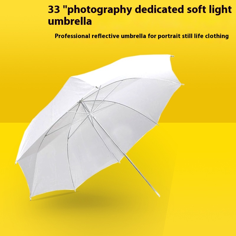 43-inch/33-inch Soft Light Umbrella/reflective Studio Umbrella Photography Flash Light Diffuser Direct Outdoor Shooting Video Light Soft Light