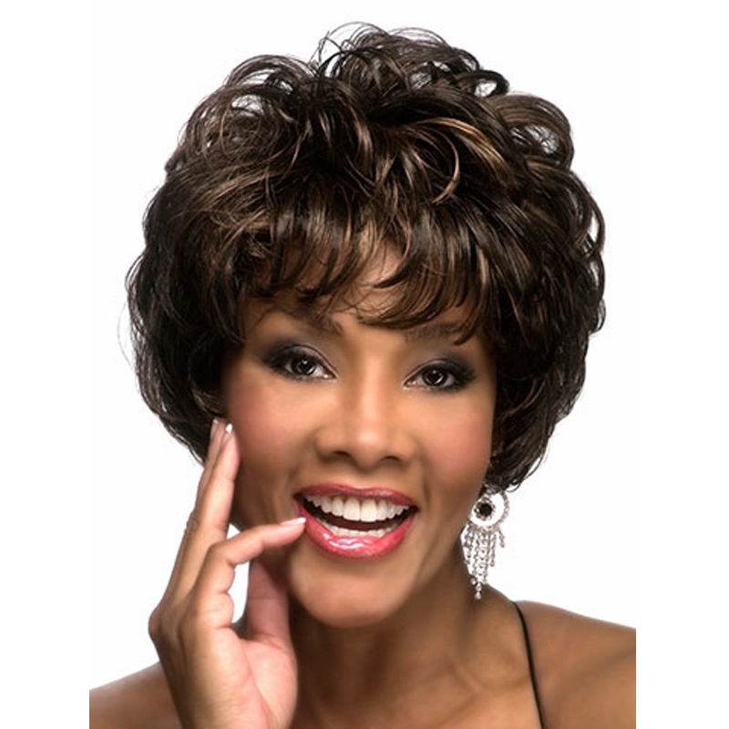 Foreign Trade European And American Wigs For Women With Short Hair, Fluffy Curly Hair, Middle-aged And Elderly Short Curly Hair Wigs