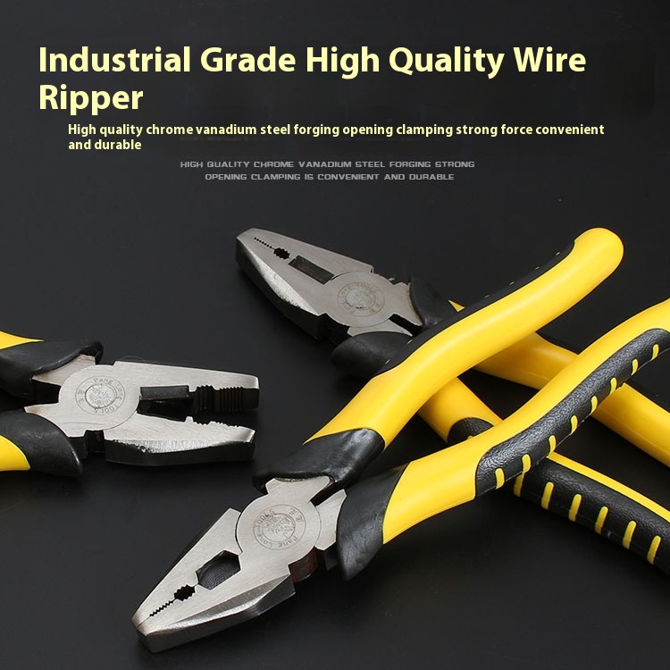 Wire Pliers, Labor-saving Vise Pliers, Flat-nose Pliers, Multi-functional Electrician's Pliers,8-inch Wire-cutting Pliers, Vise Pliers,