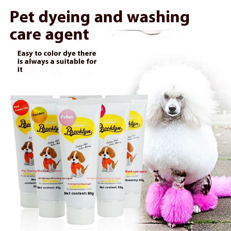 Pet Dye, Dog Hair Dye, Beauty Products, Bichon Pomeranian Hair Dye, Cat Hair Dye, Baking Cream