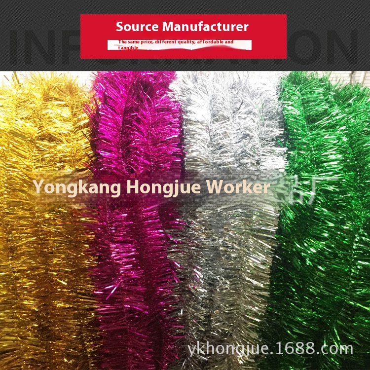 Three-layer Encryption9 C M Wide2 Meters Christmas Promotional Decoration Tops Color Strips Garland Ribbons Wedding Festival Stage Decoration