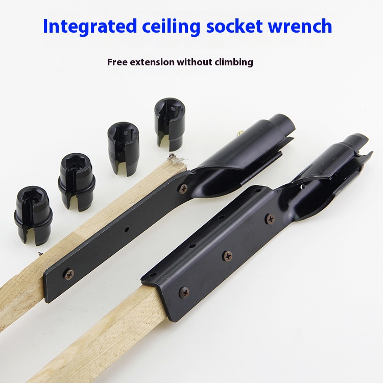 Ceiling Socket Wrench Integrated Ceiling Boom Screw Nut Fast Socket Wrench Hardware Tool For Threading