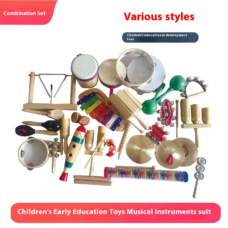 Orff Percussiontrument Early Education Toys Teaching Aids33 Pieces School Bidding Children's Musicaltrument Set