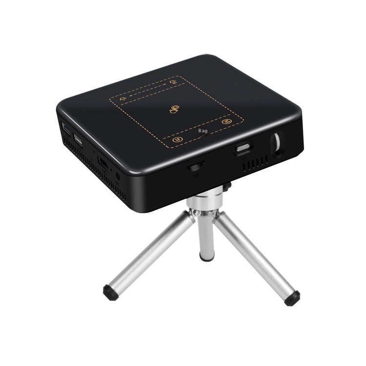 D13 D L P Smart Portable Projector Android9.0 P C-level Touch Mini Micro Mobile Phone Projector