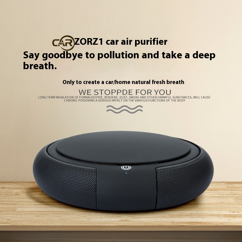 Car Air Purifier For Formaldehyde Removal, P M2.5 Haze Removal, Odor Removal, Negative Ion Oxygen Bar C A R Z O R Z1