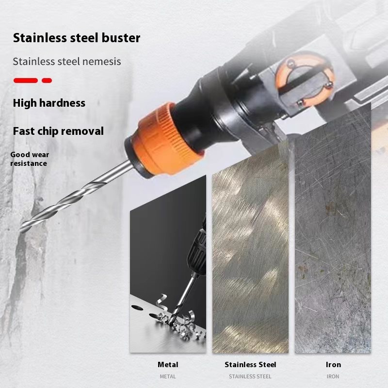 Fully Ground Straight Shank Drill Bit0.2-20mm High Speed Steel M2 Twist Drill Bit Stainless Steel Drilling Drill Bit