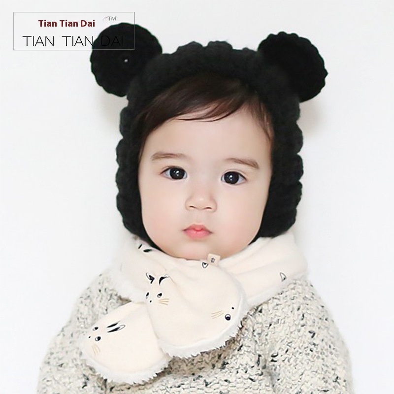 Tiantiandai2017 Baby Rabbit Lambskin Children's Scarf Autumn And Winter Thickened Infant Scarf