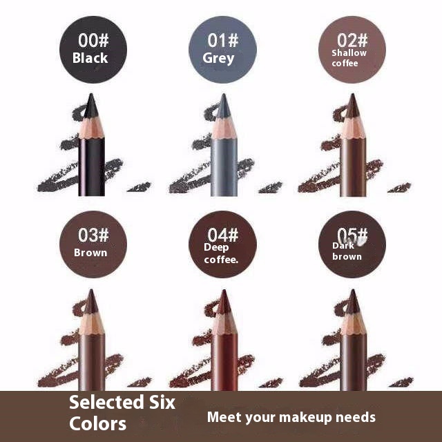 Eyebrow Pencil Sweat-proof, Non-smudge-proof, One-stroke Shaping Brown Black Coffee Gray Yalayi Eyebrow Pencil