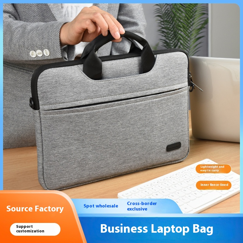 Saint Bell Portable Business Computer Bag, Load-reducing And Shock-resistant Laptop Bag, Shoulder Crossbody Bag131415 Inches