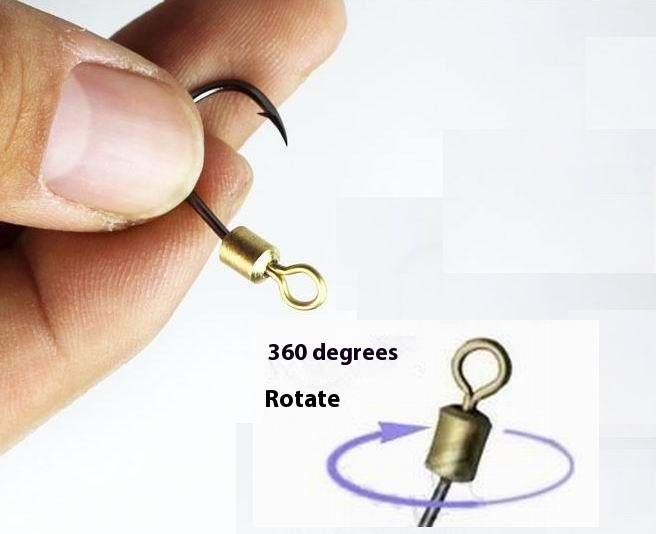 Ise Ni Swivel Hook Hook Type Lure Sea Fishing Iron Plate Fish Hook Soft And Hard Bait Accessories Rotating Fish Hook