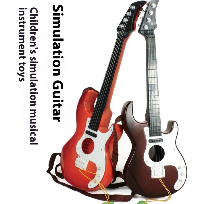 3705 A Simulated Large Children's Musicaltrument Guitar Bass Toy With Excellent Pitch0.48 Real Play