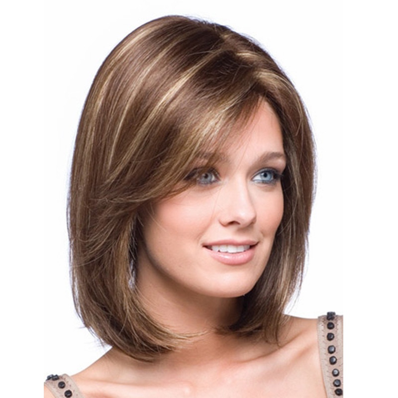 Direct Of European And American Foreign Trade Goods, Color Bob Women's Short Hair Wig, Women's Short Straight Hair Wig