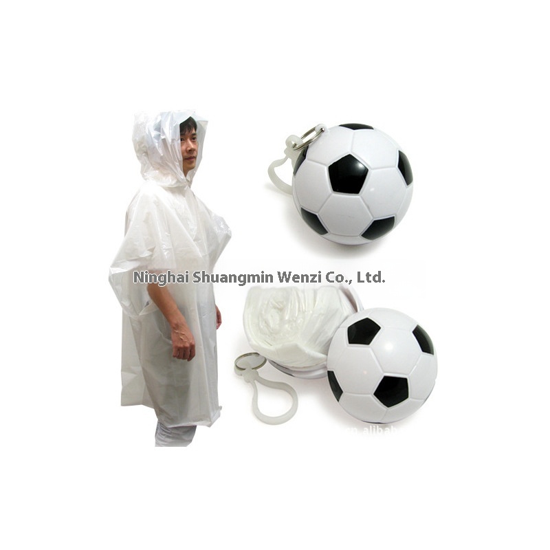 Plastic Portable Spherical Raincoat Transparent Raincoat Poncho Disposable Raincoat Camping Fishing Travel Emergency Poncho