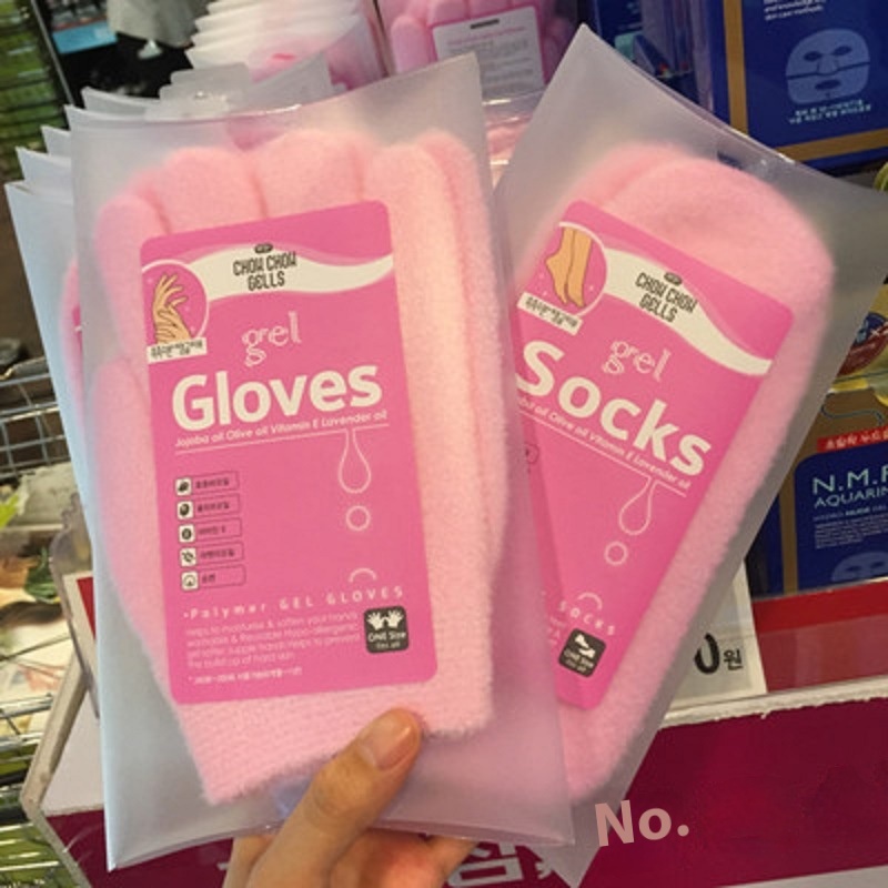 Gloves Hand Mask Foot Mask Gel Gloves Green Foot Gloves Hand Care Fine Foot Care Auxiliary Tool