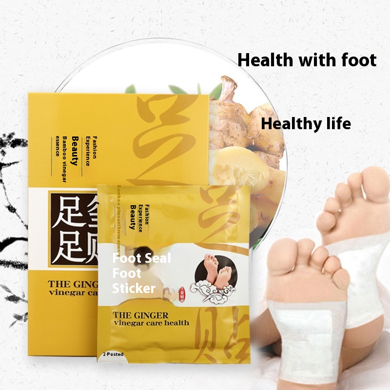 Old Beijing Genuine Foot Seal Ginger Foot Mask Foot Care Foot Patch To Remove Moisture Herbal Old Ginger Foot Patch