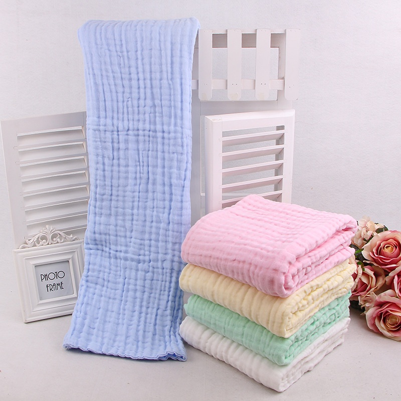 Baby Six-layer Washed Gauze Bath Towelborn Cotton Pleated Quilt Seersucker Children's Quilt