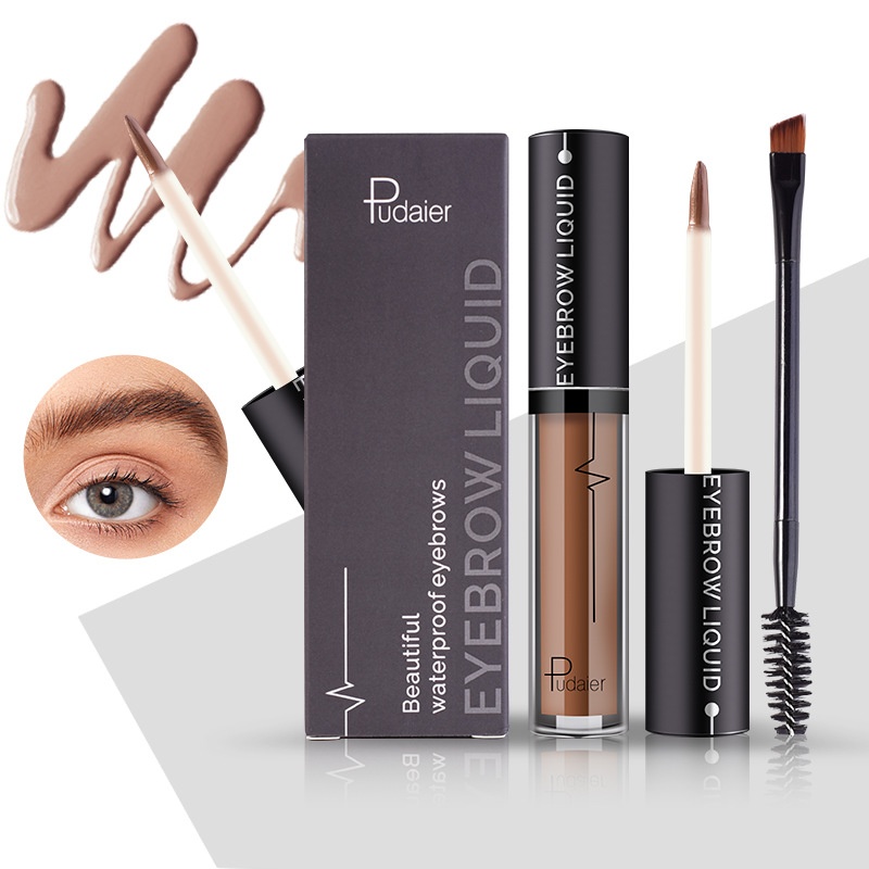 Pudaier Natural Waterproof, Long-lasting Makeup, Non-fading Eyebrow Dye, Three-dimensional Eyebrow Cream, Water Eyebrow Pencil, Liquid Eyebrow Pencil