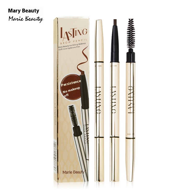 Marie Claire Long-lasting Soft-core Eyebrow Pencil For Women, Authentic, Natural Three-dimensional Roots, Clear Roots, Waterproof, Smooth And Not Easy To Fade