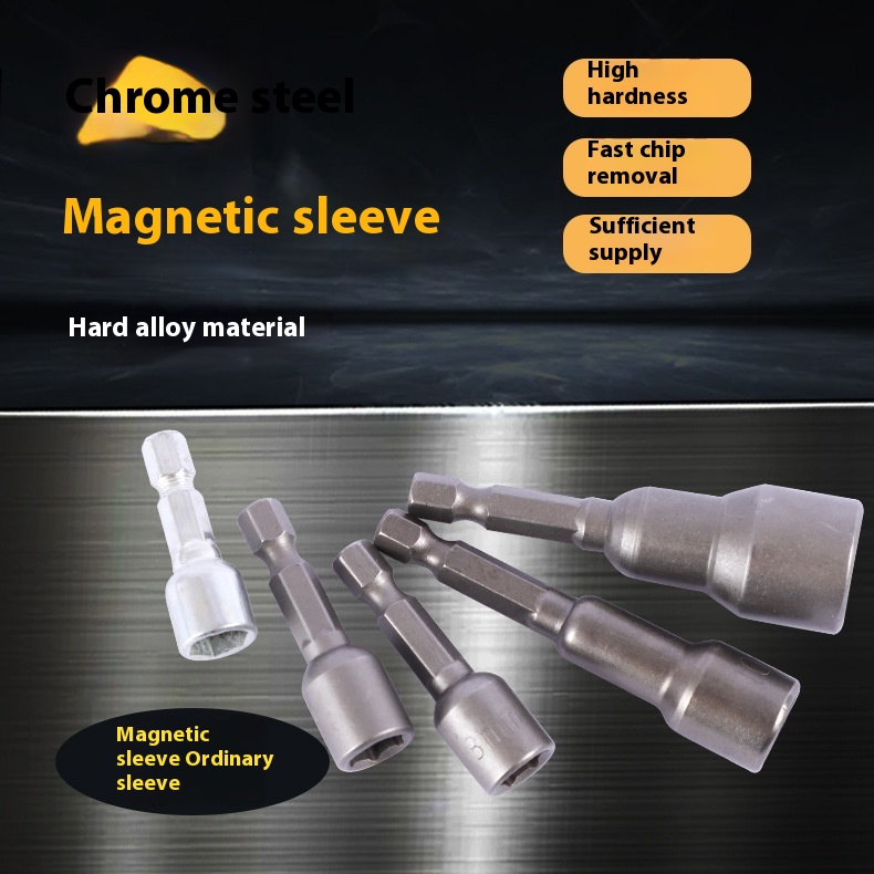 Strong Magnetic Sleeve Magnetic Batch Nozzle Air Batch Sleeve Hexagonal Sleeve Batch Nozzle Hexagonal Bit
