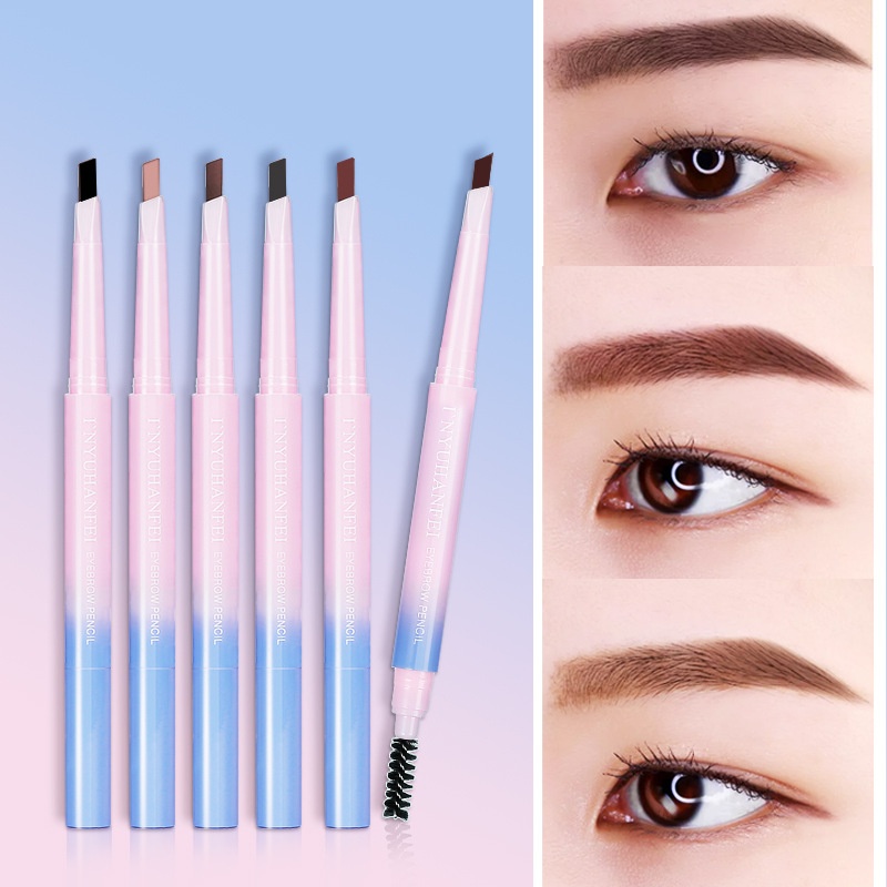 Eyebrow Pencil Not Easy To Fade, One-line Eyebrow Not Easy To Smudge, Double-head Eyebrow Pencil
