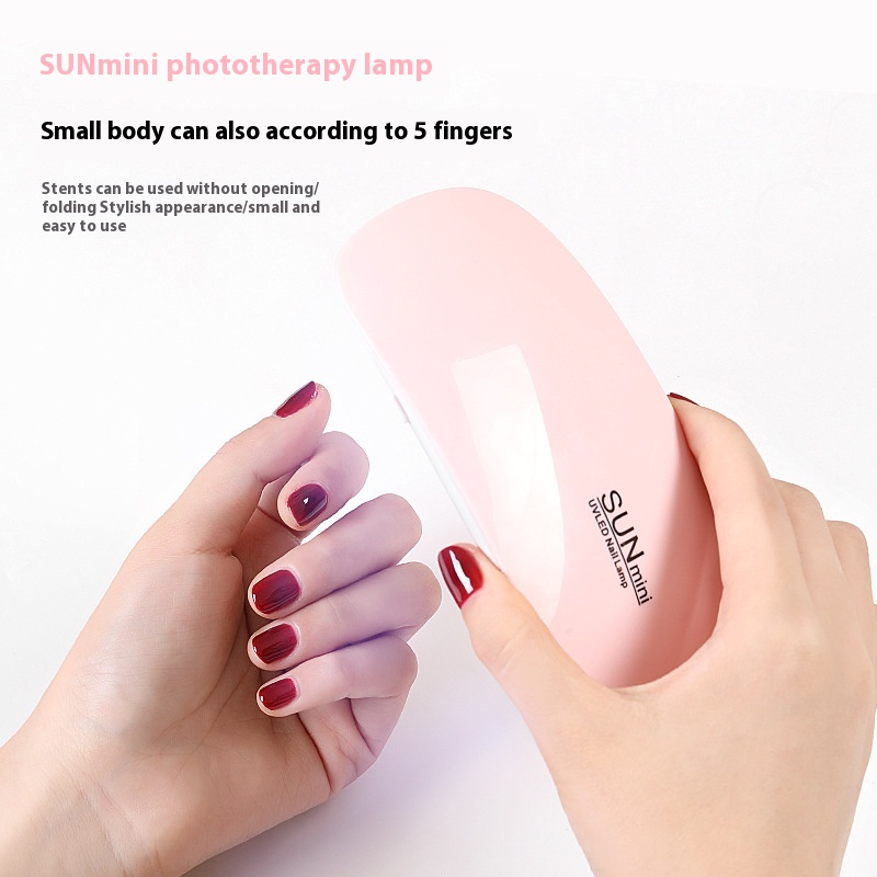 Nail Art Mouse Lamp Mini U S B Light Therapy Machine Nail Polish Dryer L E D Portable Baking Light Therapy Lamp In Stock