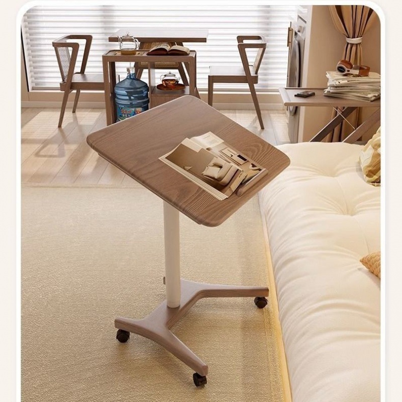 Liftable Computer Desk Desk Small Apartment Table Home Standing Study Table Workbench Foldable Bedside Movable