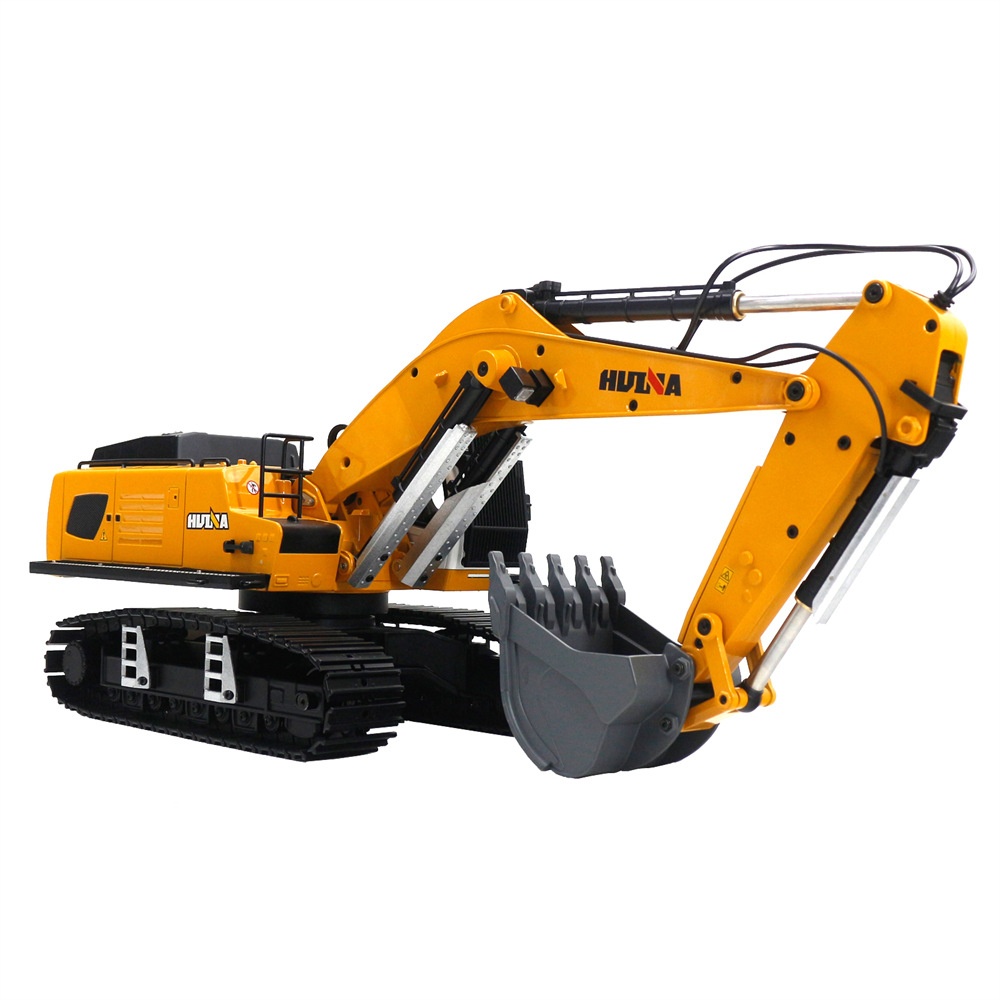 Huina24-channel Alloy Remote Control Car1:14 Simulation Excavator Engineering Vehicle Model
