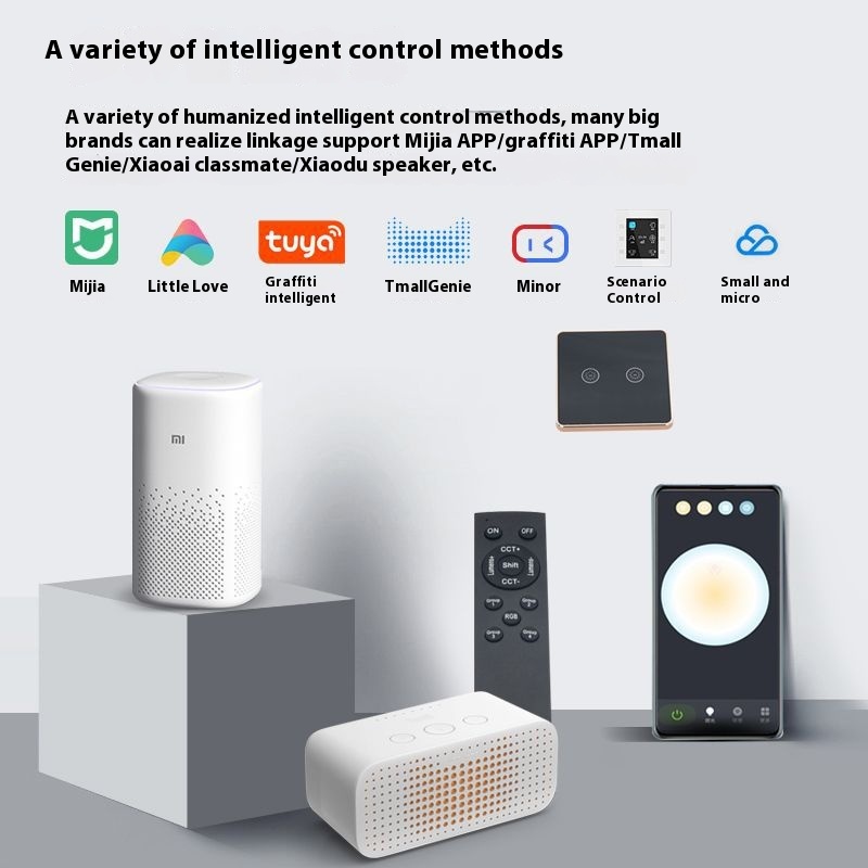 Magnetic Lamp Xiaomi Xiaoai Tuya Smart System Mobile Phone Voice Control Home Smart Magnetic Track Lamp