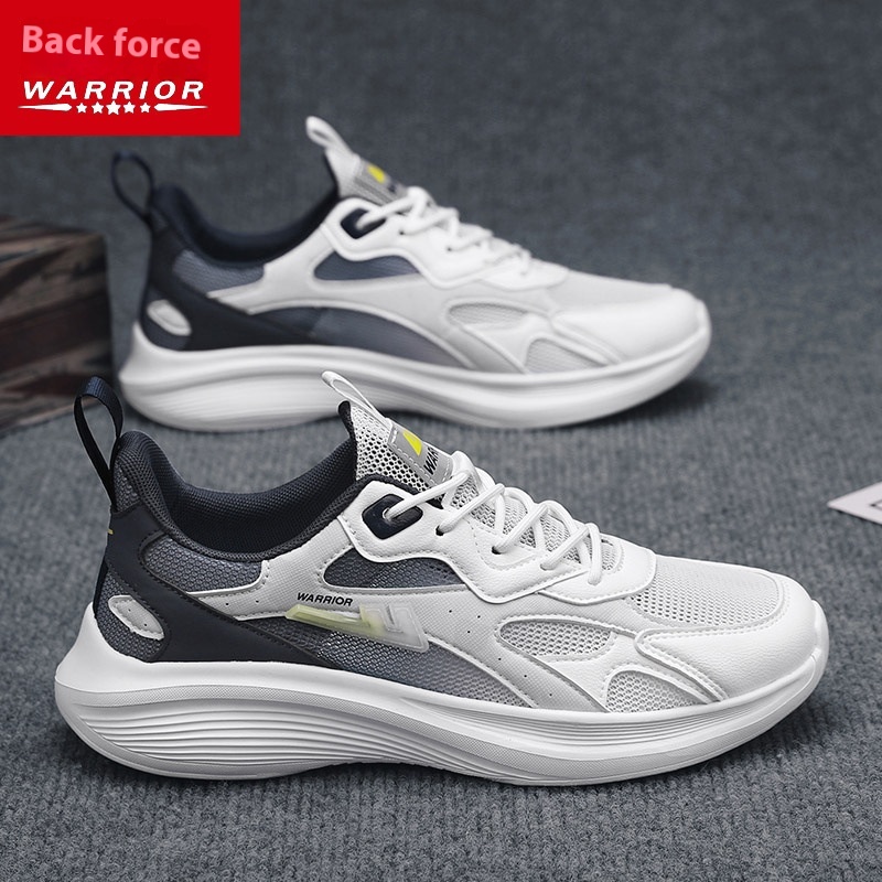 Warrior Men's Shoes Summer Versatile Breathable Thin Mesh Men's Casual Sports Shoes Thick Sole