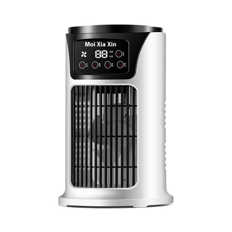 Amoi USBDesktop Fan Mini Water Cooling Fan Small Air Conditioner Office Dormitory Spray Humidification Fan Cooler