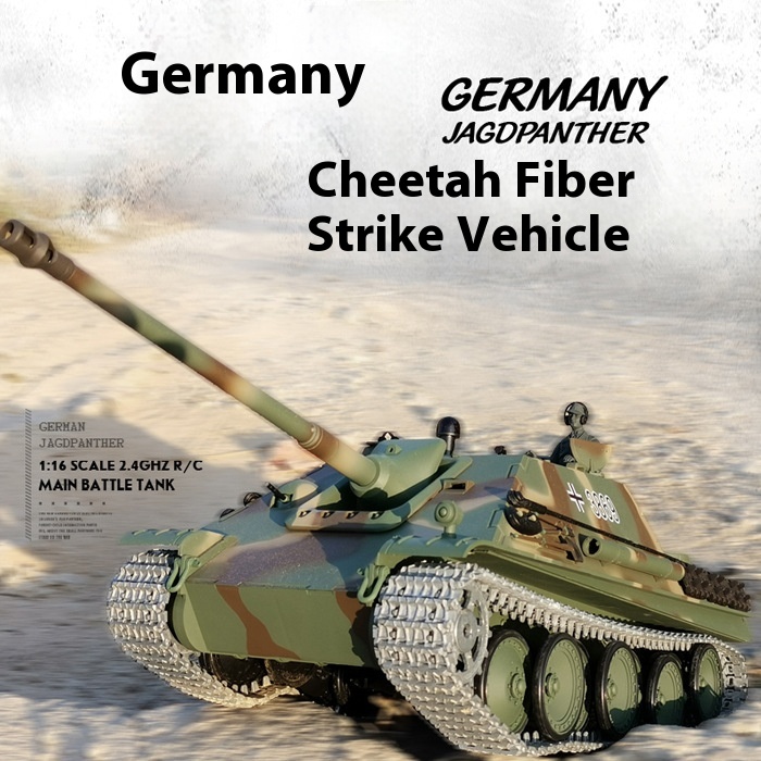 Henglong Cheetah Destroyer Tank Battle Tank Competition Military Tank Model