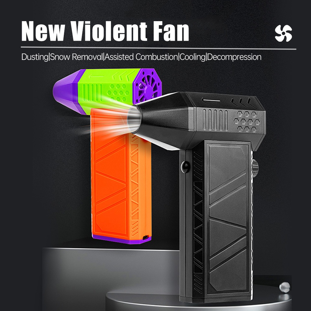 X6 Ducted Turbo Fan Electric Water Blower Car Wash Brushless Motor Industrial Dust Blower Violent Turbo Fan Color